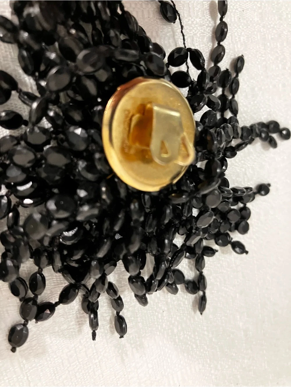 Black Sequin Floral Applique Pair - Women's Accessory Embellishment